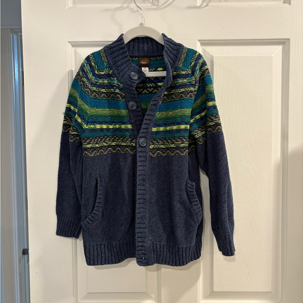 Tea Collection Multicolor Knit Cardigan Sweater
